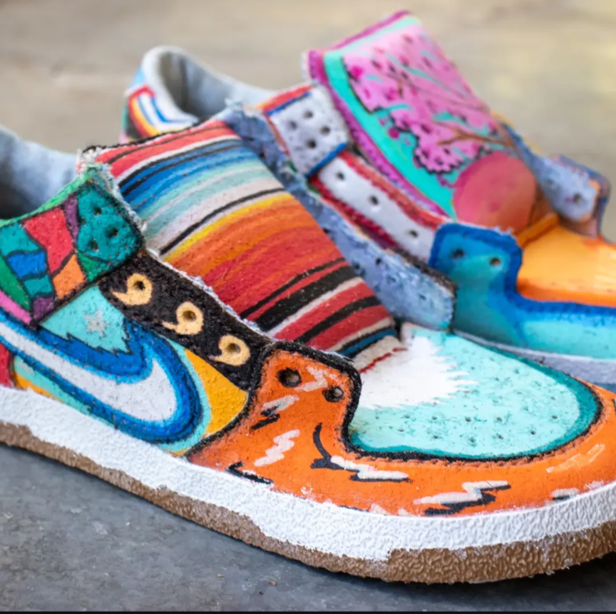 CUSTOM PAINTED Barefoot Sneaker Pre-Order