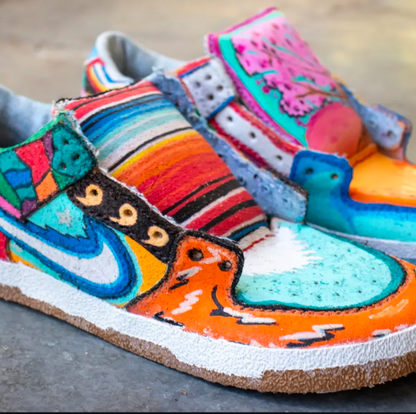 CUSTOM PAINTED Barefoot Sneaker Pre-Order